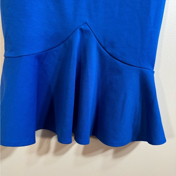 NWT Vfshow Women's Solid Blue 3/4 Sleeve Mermaid Bodycon Dress Size Small - Picture 4 of 15